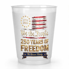 Load image into Gallery viewer, Personalized Frosted Cups Custom Name Gift for 4th of July
