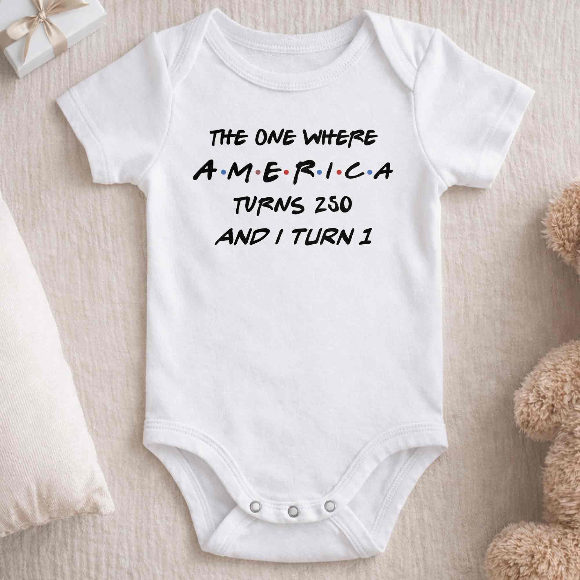 Personalized 1st Birthday Baby Onesie Custom Name Gift Idea