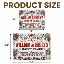 Load image into Gallery viewer, Personalized Metal Sign Custom Family Decor Gift for Home
