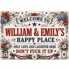 Load image into Gallery viewer, Personalized Metal Sign Custom Family Decor Gift for Home
