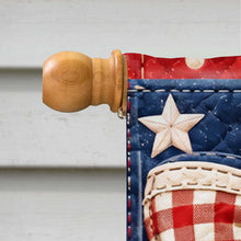Load image into Gallery viewer, Personalized 4th of July Garden Flag Custom Family Name Gift
