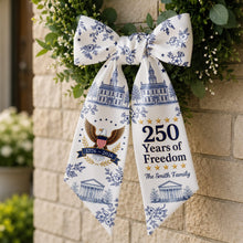 Load image into Gallery viewer, Personalized Decorative Sash Patriotic Eagle Custom Name Gift for Family
