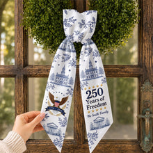 Load image into Gallery viewer, Personalized Decorative Sash Patriotic Eagle Custom Name Gift for Family
