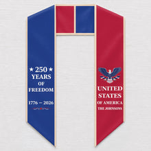 Load image into Gallery viewer, Personalized Patriotic Decorative Sash for 4th of July Party
