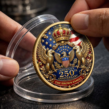 Load image into Gallery viewer, Custom Family Commemorative Coin Personalized 250th Anniversary Gift
