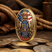 Load image into Gallery viewer, Custom Family Commemorative Coin Personalized 250th Anniversary Gift
