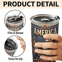 Load image into Gallery viewer, Personalized 250th Anniversary USA Map Stainless Steel Tumbler 20oz Gift
