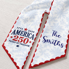 Load image into Gallery viewer, Personalized Decorative Sash with American Flag Design for 4th of July Events
