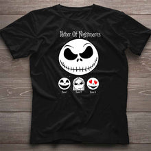 Load image into Gallery viewer, Personalized Nightmare Family T-shirt &amp; Hoodie Custom Names Gift for Halloween
