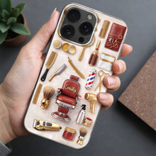 Load image into Gallery viewer, Personalized Clear Phone Case Custom Name Gift for Barber
