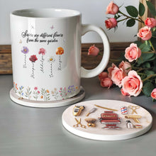 Load image into Gallery viewer, Personalized Ceramic Coaster Custom Name Gift for Dad Barber
