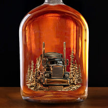 Load image into Gallery viewer, Personalized Whiskey Bottle Custom Name Gift for Dad Truck Driver

