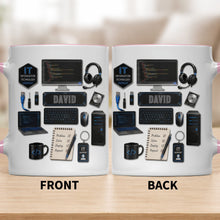 Load image into Gallery viewer, Personalized Accent Mug Custom Name Gift for Engineer
