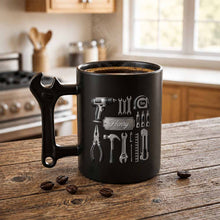 Load image into Gallery viewer, Personalized Wrench Handle Coffee Mug Custom Name Gift for Dad
