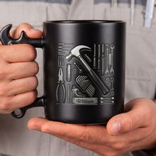 Load image into Gallery viewer, Personalized Wrench Handle Coffee Mug Custom Name Gift for Dad
