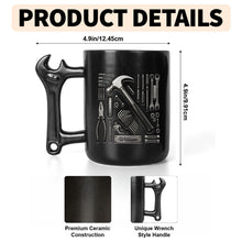 Load image into Gallery viewer, Personalized Wrench Handle Coffee Mug Custom Name Gift for Dad
