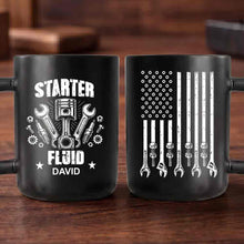 Load image into Gallery viewer, Personalized Wrench Handle Coffee Mug Custom Name Gift for Dad
