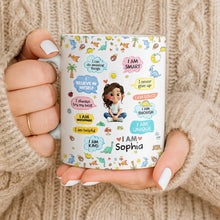 Load image into Gallery viewer, Personalized Dinosaur Affirmations Coffee Mug for Kids
