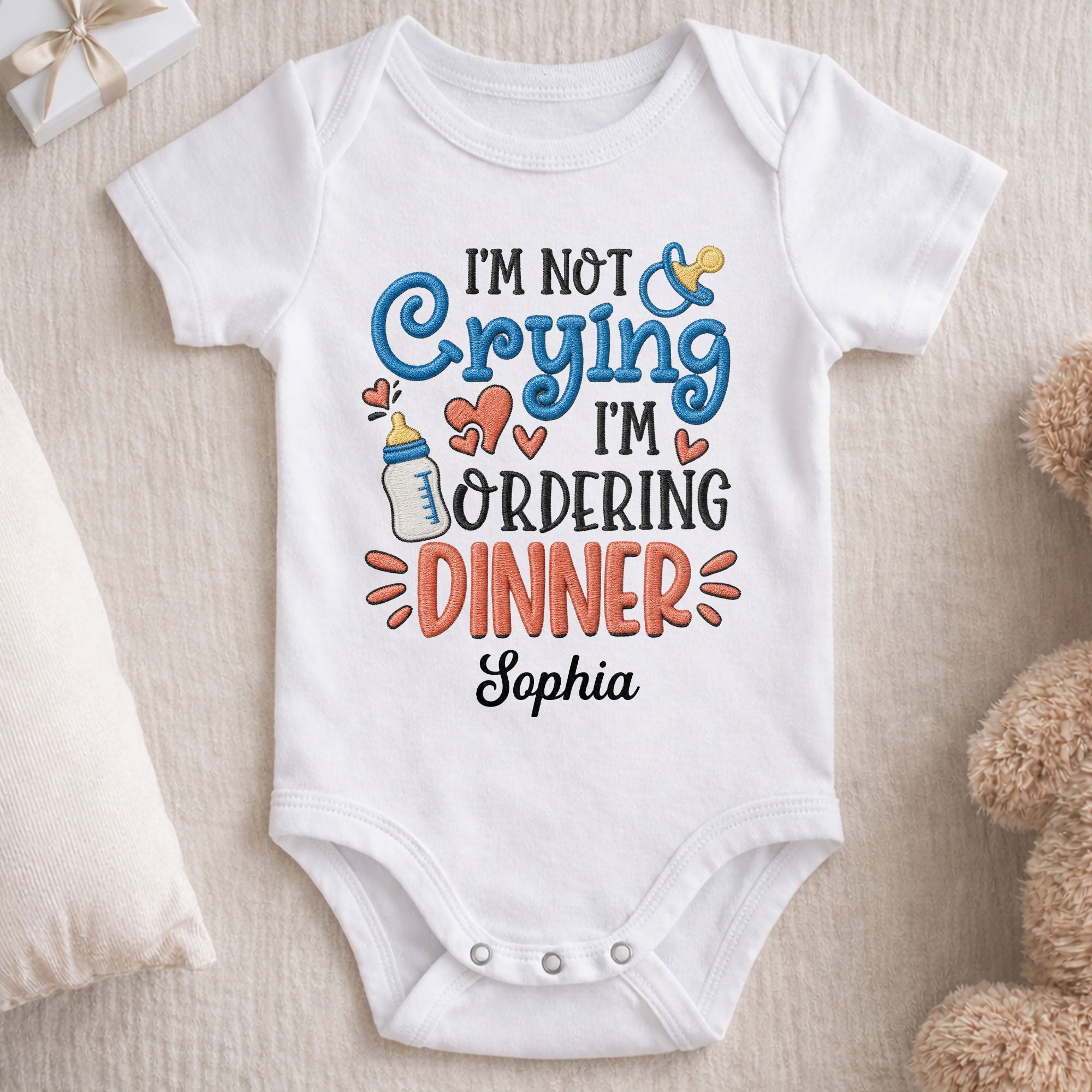 Personalized Custom Baby Onesie Unique Baby Gift for Newborns