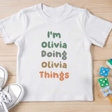 Load image into Gallery viewer, Personalized Custom Youth T-Shirt Fun Colorful Gift for Kids
