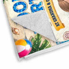Load image into Gallery viewer, Personalized Microfiber Beach Towel Custom Name Summer Flowers Gift for Kids
