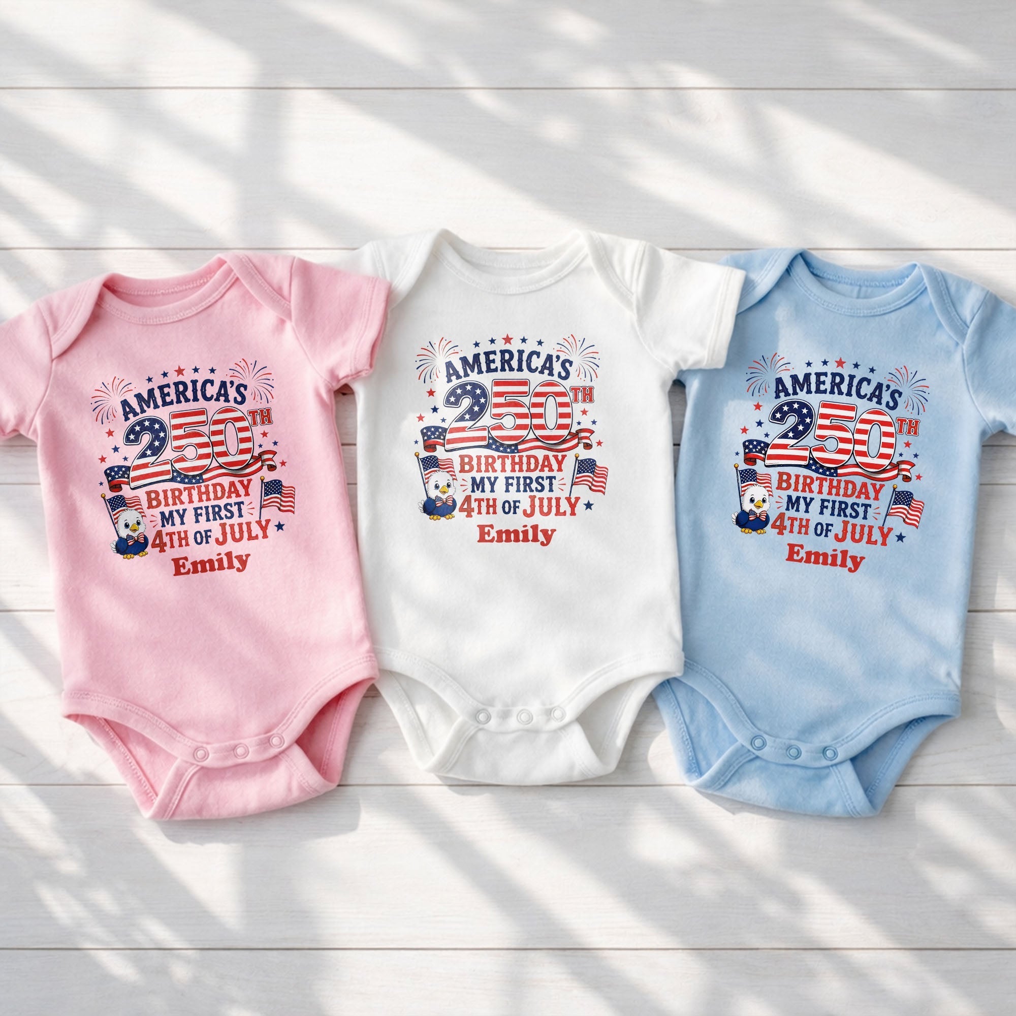 Personalized Baby Onesie My First 4th of July Gift Idea