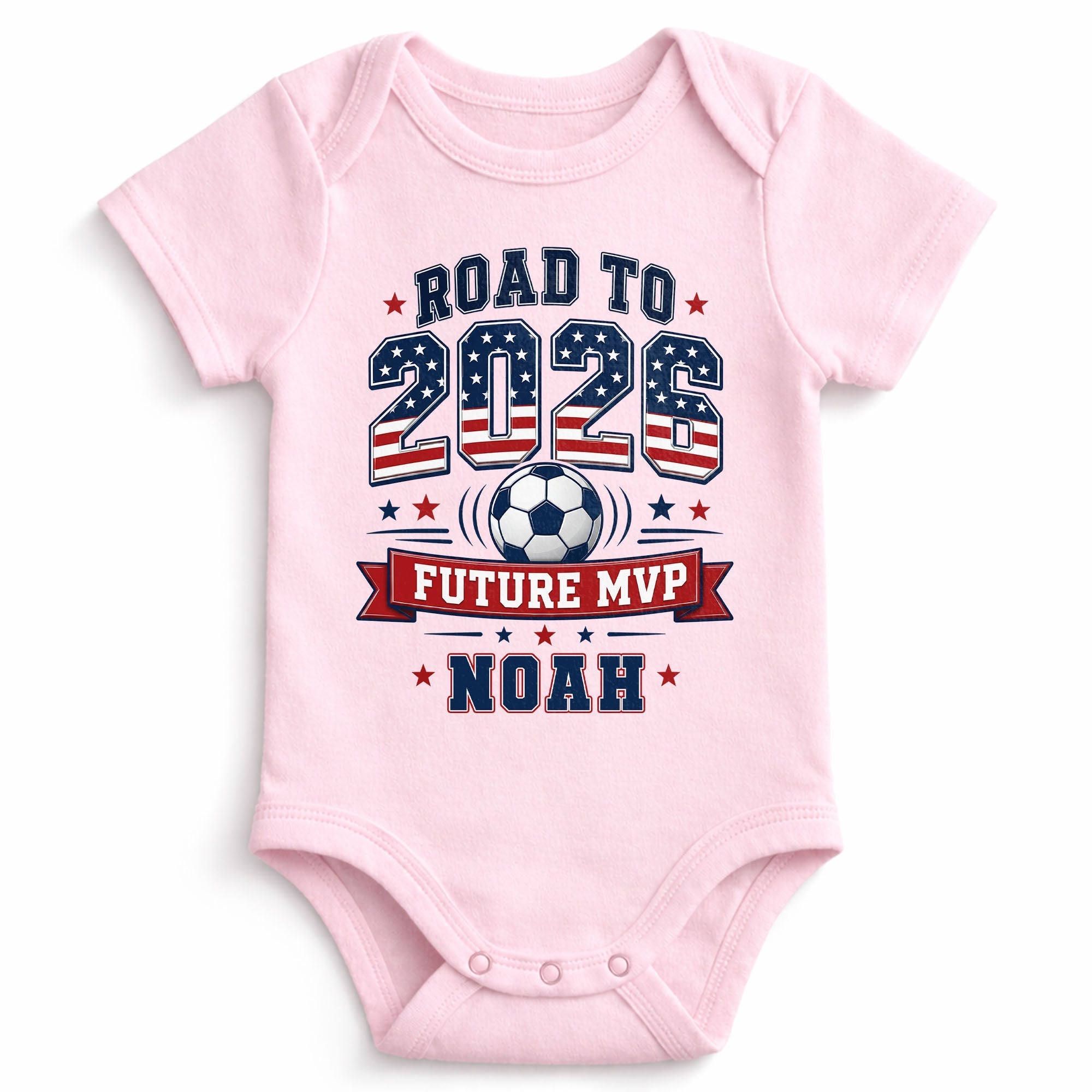 Personalized Custom Baby Onesie Road to Future MVP Gift for Baby
