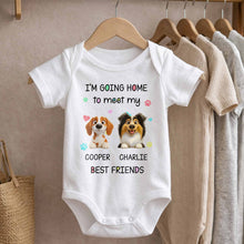 Load image into Gallery viewer, Personalized Custom Baby Onesie Cute Pet Design Gift for Kids
