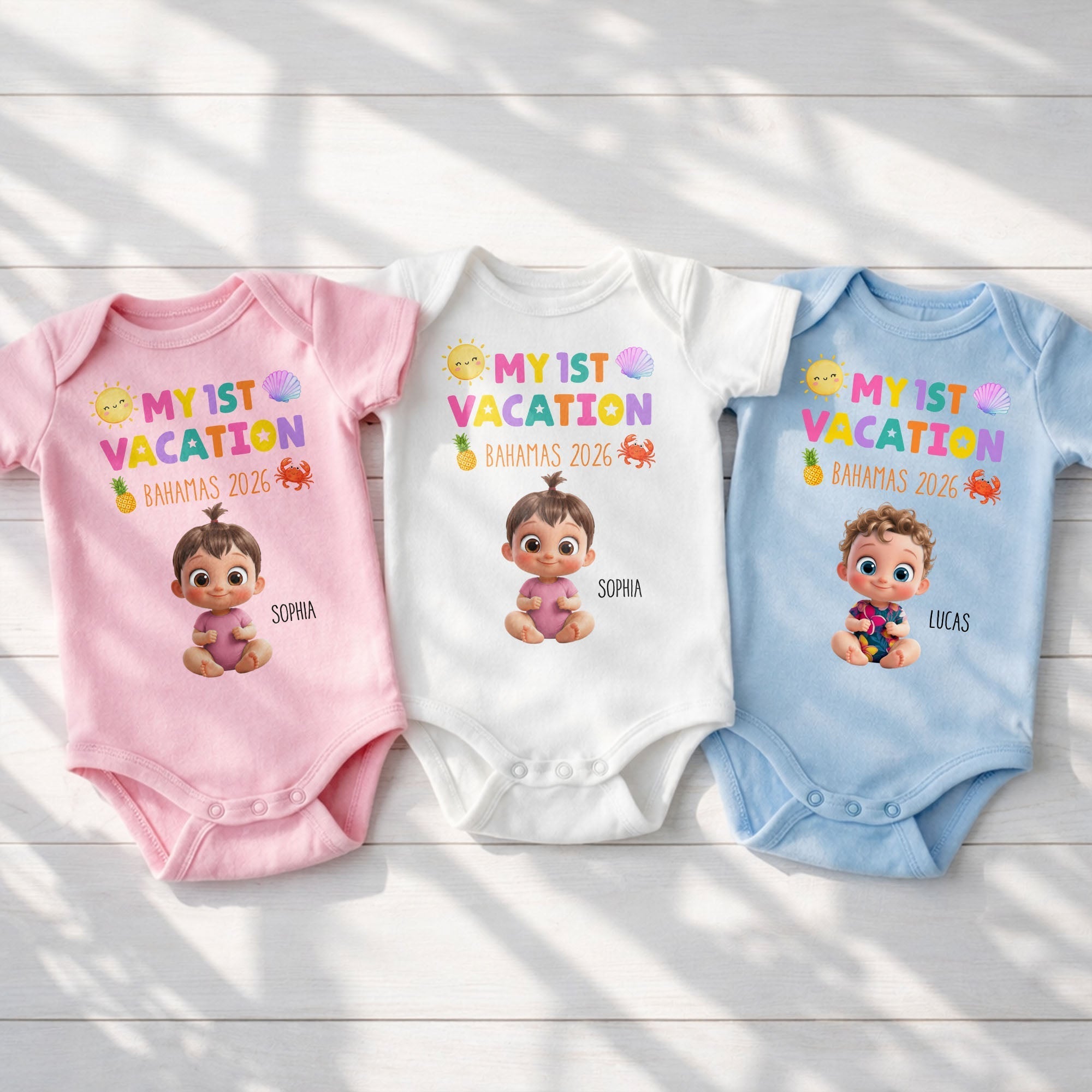 Personalized Custom Baby Onesie Soft Cotton Gift for Kids