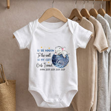 Load image into Gallery viewer, Personalized Custom Baby Onesie Cute Elephant Moon Gift
