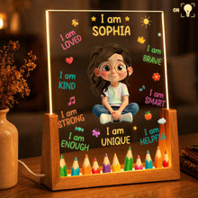 Load image into Gallery viewer, Personalized Acrylic Night Light Custom Name Gift for Kids
