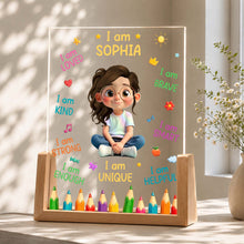 Load image into Gallery viewer, Personalized Acrylic Night Light Custom Name Gift for Kids
