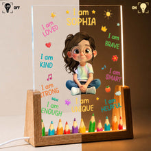 Load image into Gallery viewer, Personalized Acrylic Night Light Custom Name Gift for Kids
