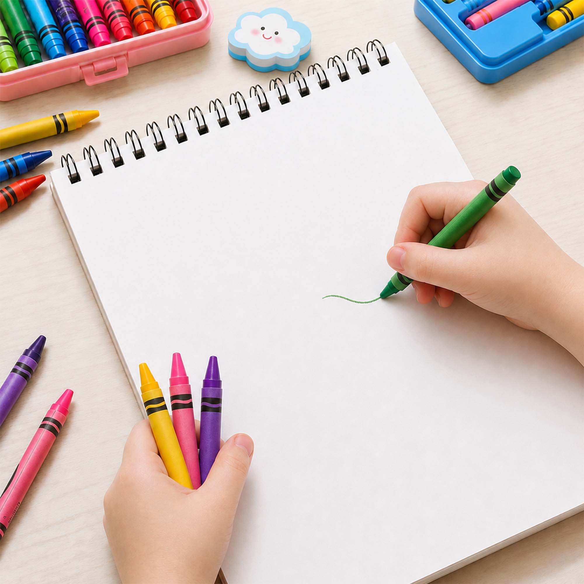 Personalized Sketch Book Custom Name Gift for Students