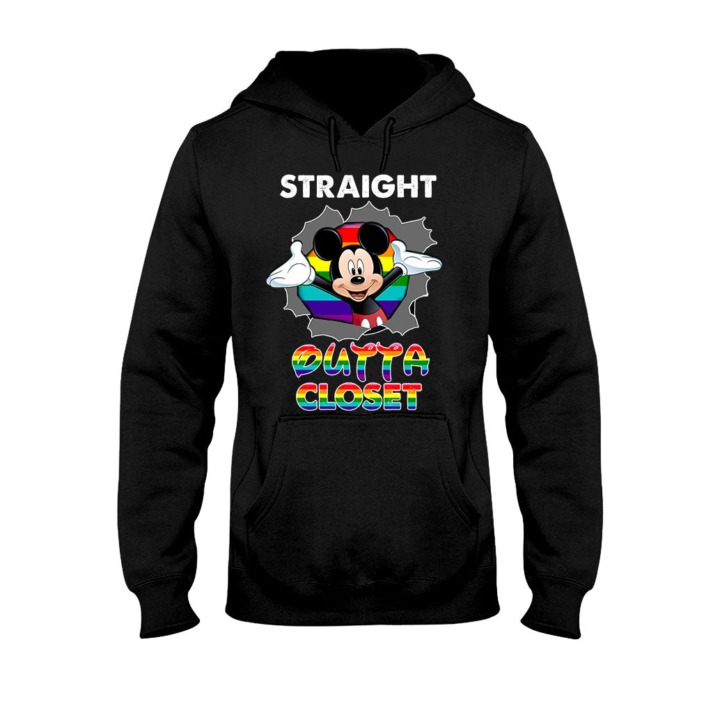 Personalized LGBT Support Kid Shirt Straight Outta Closet