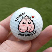 Load image into Gallery viewer, Personalized Golf Ball with Funny Design Custom Name Gift for Dad
