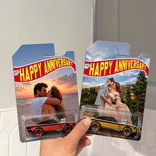Load image into Gallery viewer, Personalized Photo Hot Wheels Anniversary Gift for Couple
