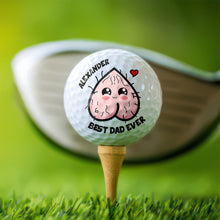 Load image into Gallery viewer, Personalized Golf Ball with Funny Design Custom Name Gift for Dad
