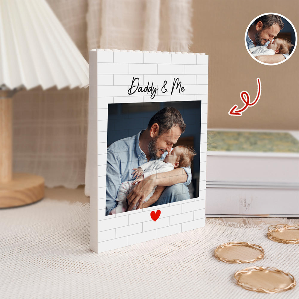 Personalized Photo Building Block Gift for Dad | Father's Day