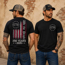 Load image into Gallery viewer, Personalized 250th Anniversary USA Flag Shirt for Dad

