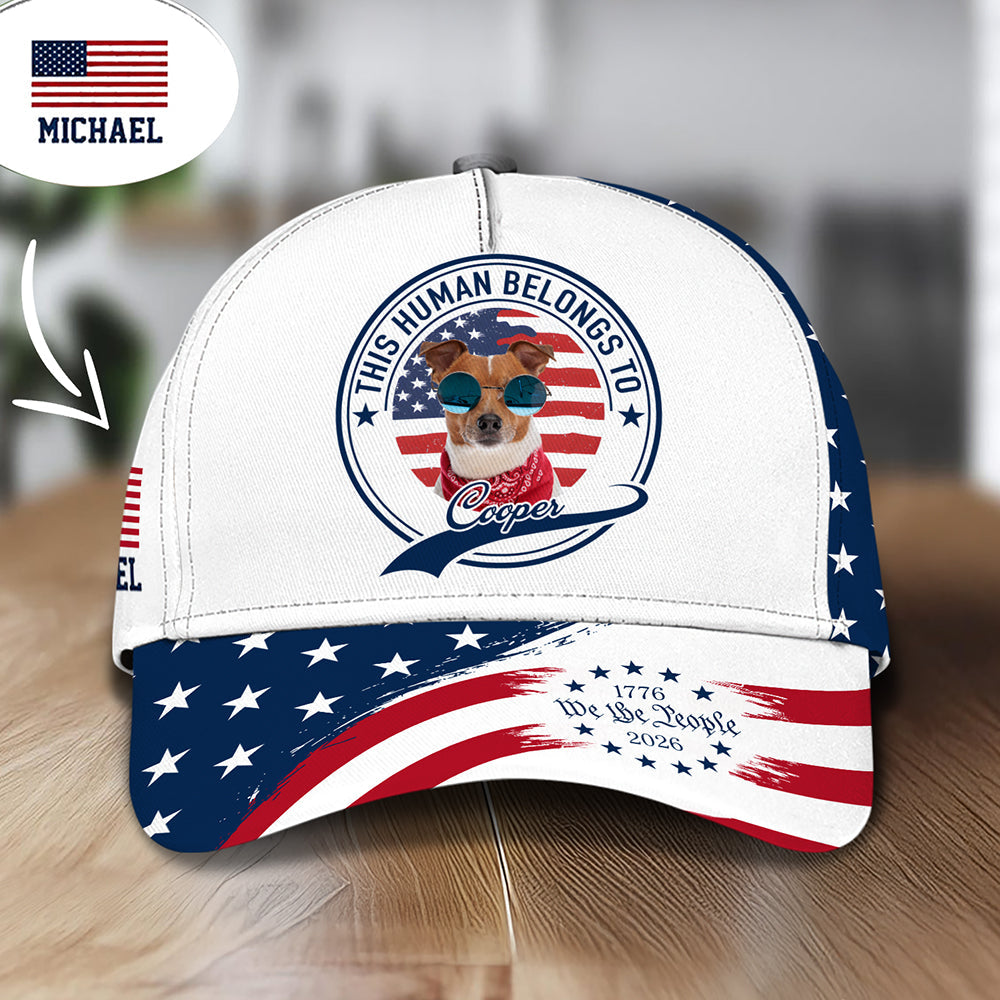 Personalized Photo Baseball Cap Custom Gift for Dog Dad Father's Day