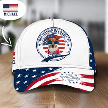 Load image into Gallery viewer, Personalized Photo Baseball Cap Custom Gift for Dog Dad Father's Day
