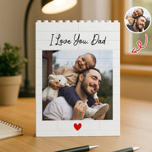 Load image into Gallery viewer, Personalized Photo Building Block Gift for Dad | Father's Day
