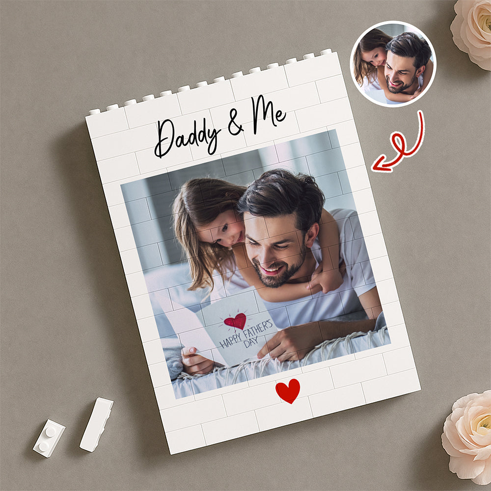 Personalized Photo Building Block Gift for Dad | Father's Day