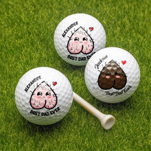 Load image into Gallery viewer, Personalized Golf Ball with Funny Design Custom Name Gift for Dad
