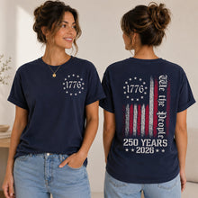 Load image into Gallery viewer, Personalized 250th Anniversary USA Flag Shirt for Dad
