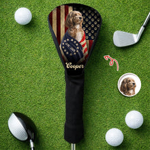 Load image into Gallery viewer, Personalized Dog Photo Golf Club Head Cover Gift for Dog Dad

