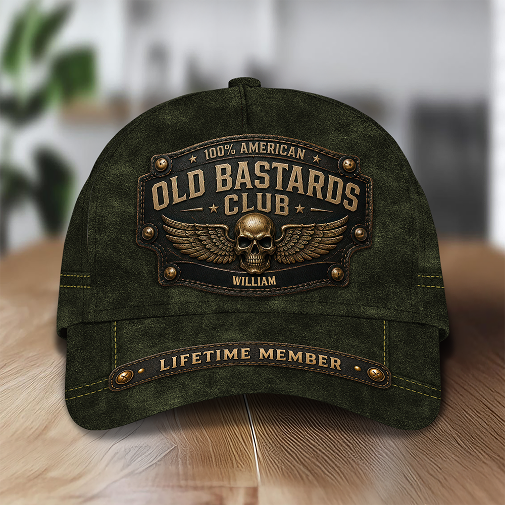 Personalized Funny Lifetime Membership Cap Gift for Dad