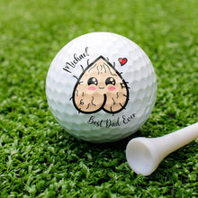 Load image into Gallery viewer, Personalized Golf Ball with Funny Design Custom Name Gift for Dad
