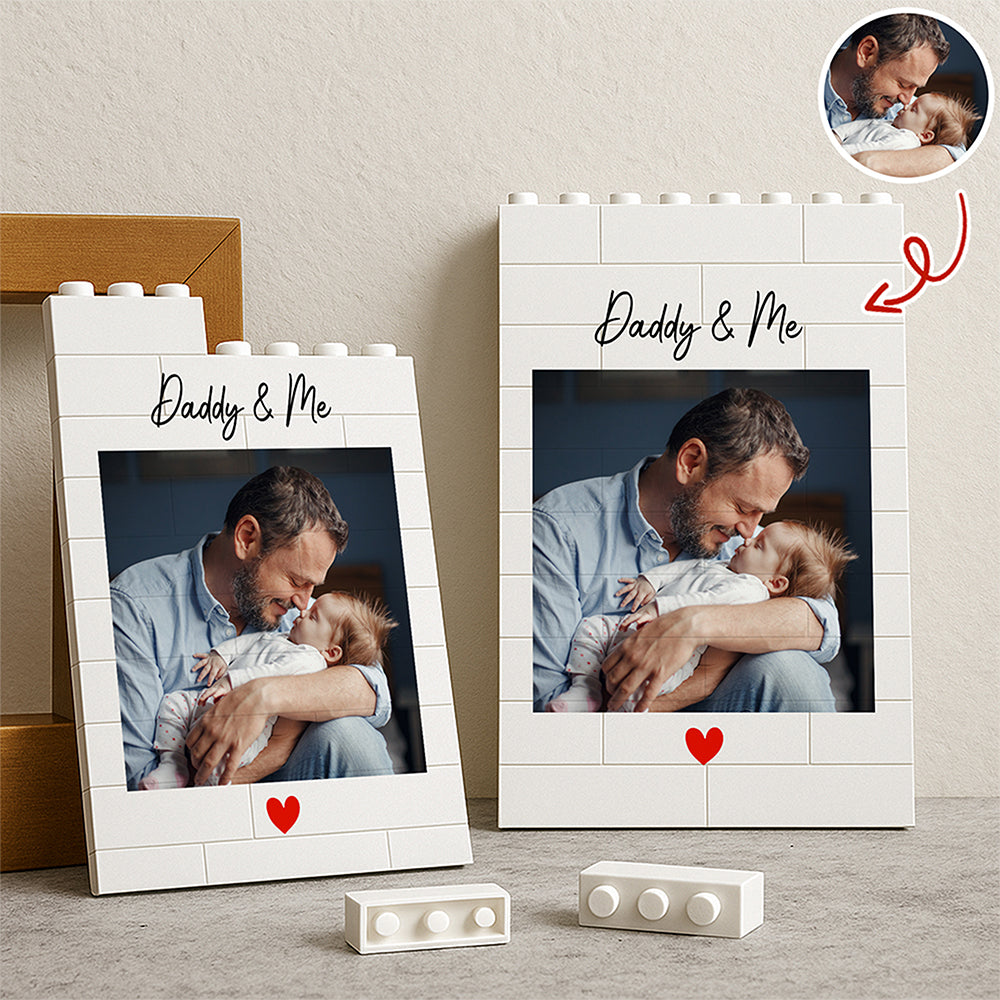 Personalized Photo Building Block Gift for Dad | Father's Day
